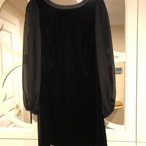 WHBM VELVET DRESS